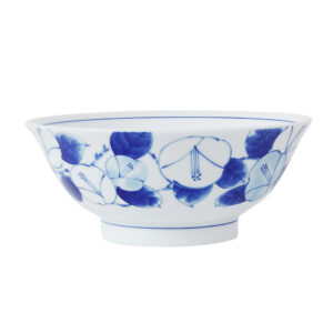Camellia-blue-and-white-8-inch-pasta-bowl