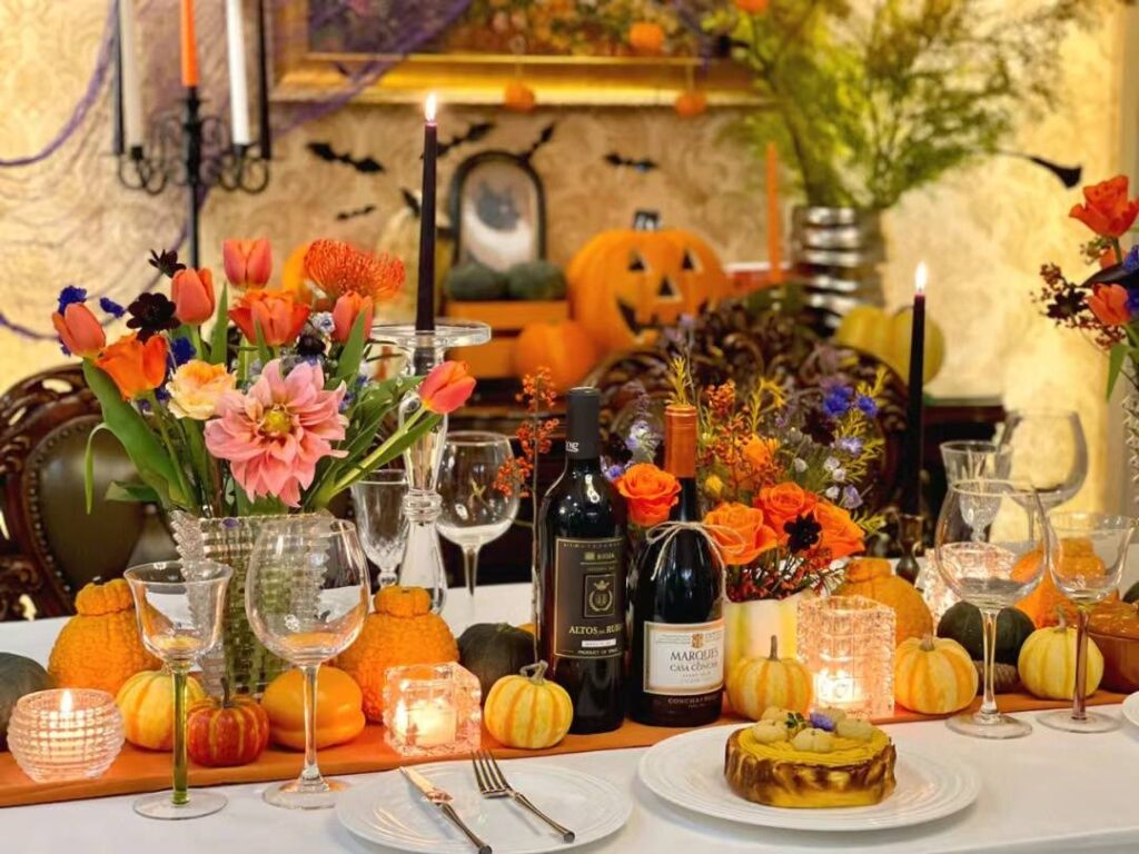 How to set a prefect dinning table for Halloweeen