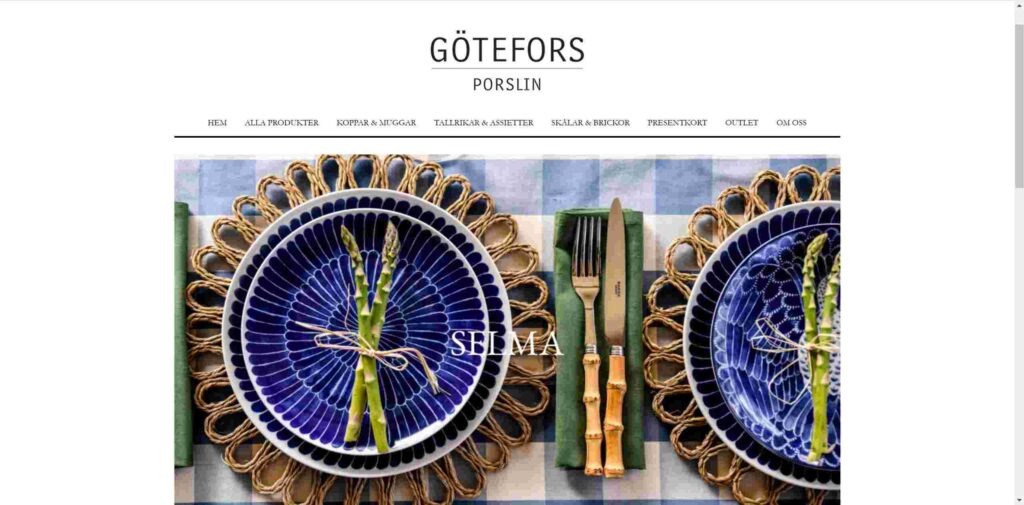 Top 10 porcelain companies in Sweden-Gotefors