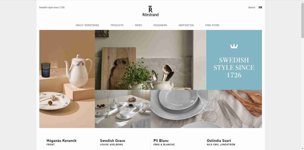 Top 10 porcelain companies in Sweden-Rorstrand