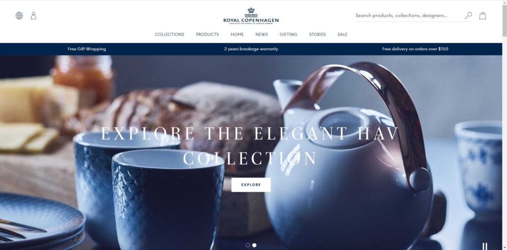 Top 10 porcelain companies in Sweden-Royal copenhagen