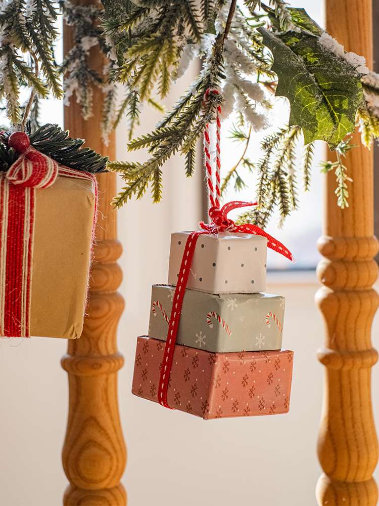 Gift box Christmas Tree Hanging Ornaments